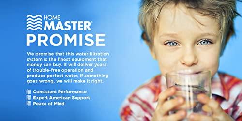 Home Master Home Master TMHP HydroPerfection Reverse Osmosis System, 9-stages, Patented 2-pass Alkaline Remineralization, Fast 4.5 Sec Fill Rate, 1:1 Waste Ratio, UV Sterilizer 99.9% EPA 97952AZ1, Iron Prefilter