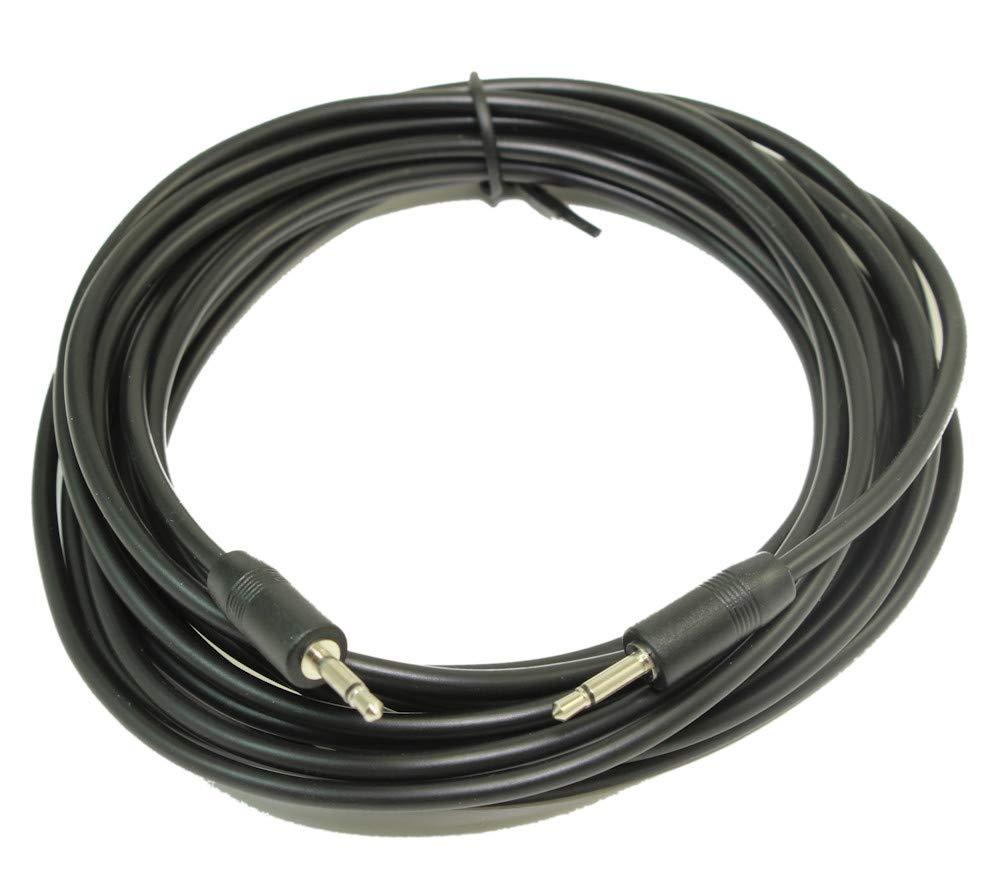 My Cable Mart MyCableMart 12ft 2.5mm Slim Mono TS (2 Conductor) Male to Male Audio Cable