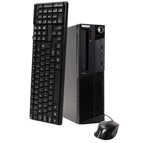 Lenovo Lenovo ThinkCentre M91 Desktop, Intel Core i5 3.1 GHz, 8 GB RAM, 1 TB SATA HDD, Keyboard & Mouse, Wi-Fi, 17" LCD Monitor (Brands Vary), DVD, Windows 10, (Renewed)