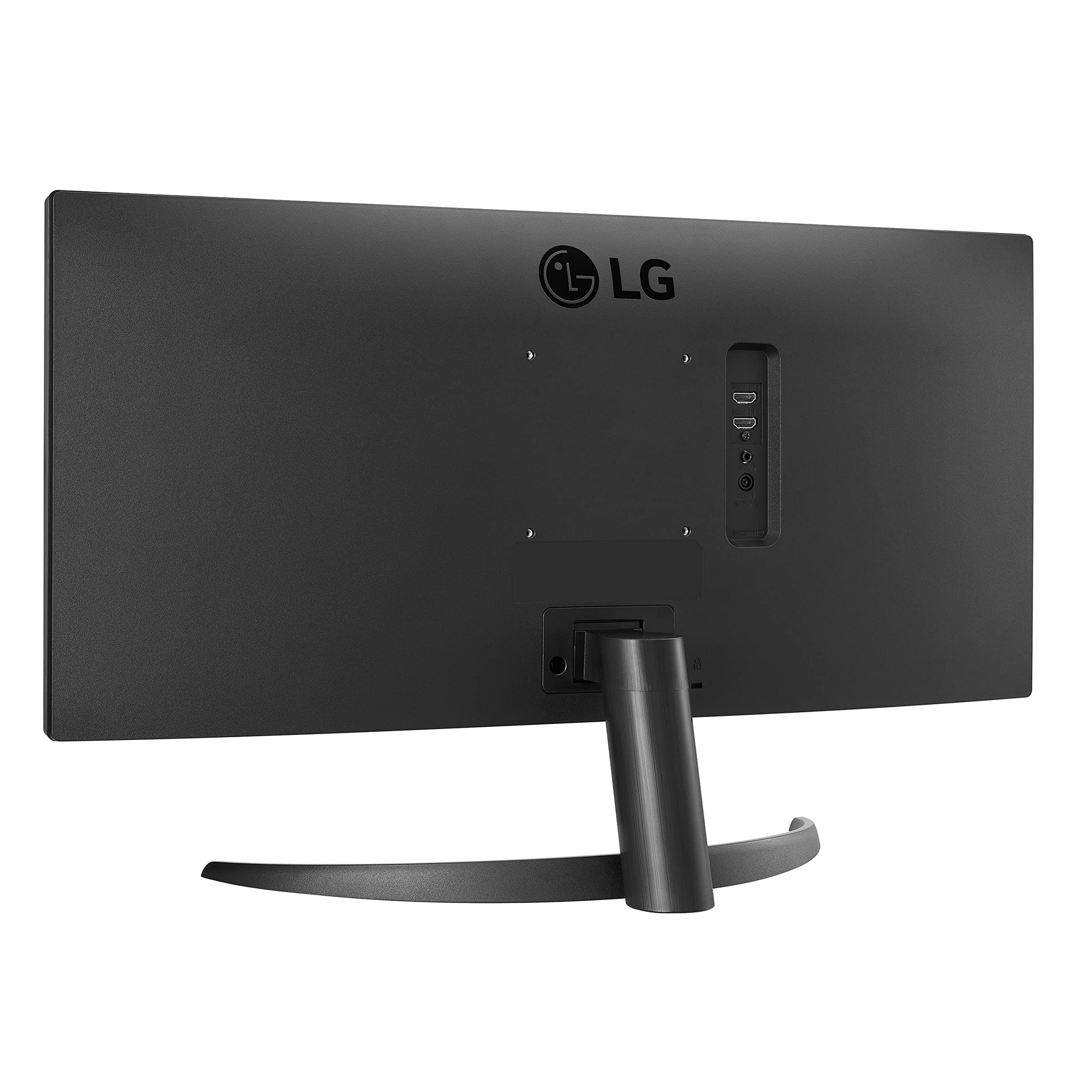 LG LG UltraWide FHD 26-Inch Computer Monitor 26WQ500-B, IPS with HDR 10 Compatibility and AMD FreeSync, Black