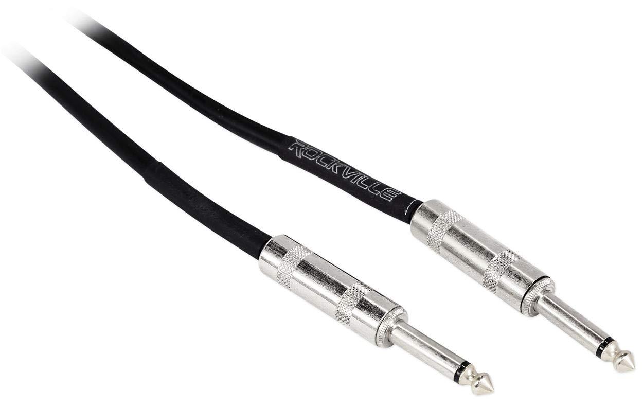 Rockville Rockville RCTT1425 25\' 14 AWG 1/4\" TS to 1/4\" TS Speaker Cable 100% Copper,Black