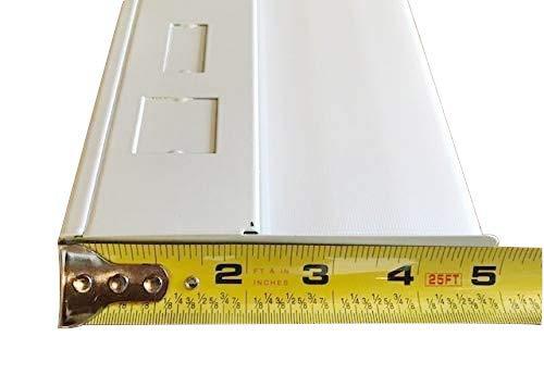 Import Import 18\" Replacement Lens/Cover/Diffuser for Low Profile T5 Series Under Cabinet Fluorescent Fixture. Size: Depth - 2-3/4\" x Height - 1-1/8\" x Length - 18\"