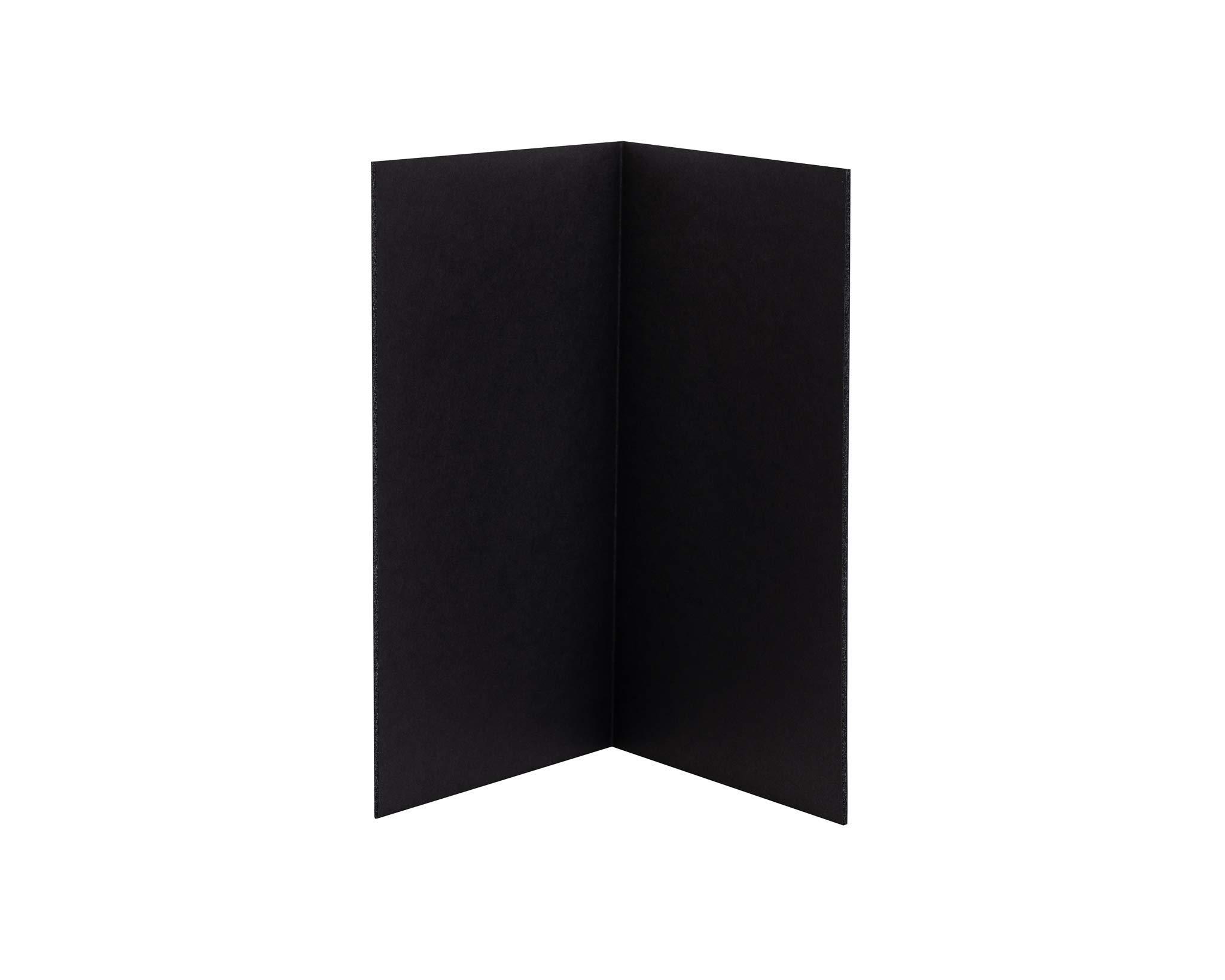 V-FLAT WORLD V-FLAT WORLD Tabletop V-Flat Light Reflectors for Photography - Food Photography & Product Photography Lighting Tool, Folding Light Reflector & Diffuser for Small Items - Small, 2 White & 2 Black