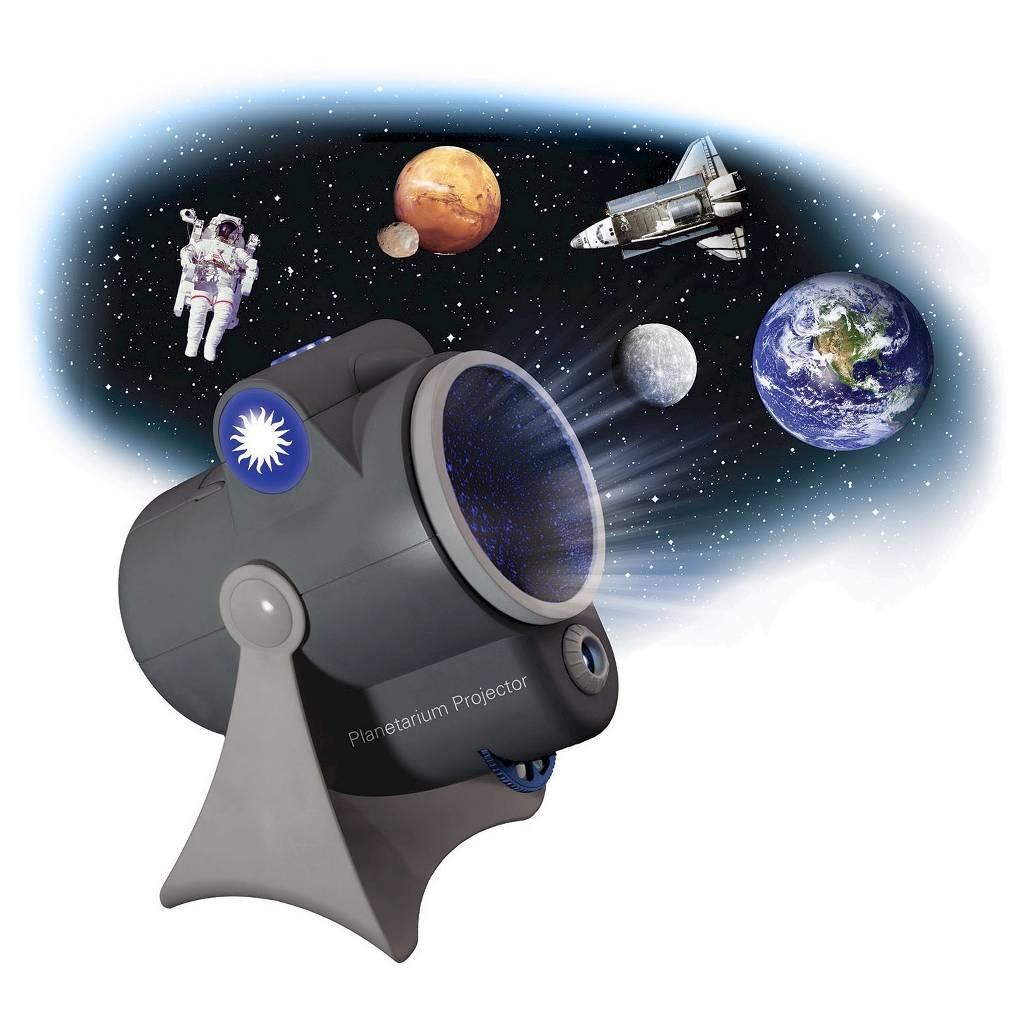 Smithsonian Smithsonian Star Projector - Room Planetarium with LED Display, Black