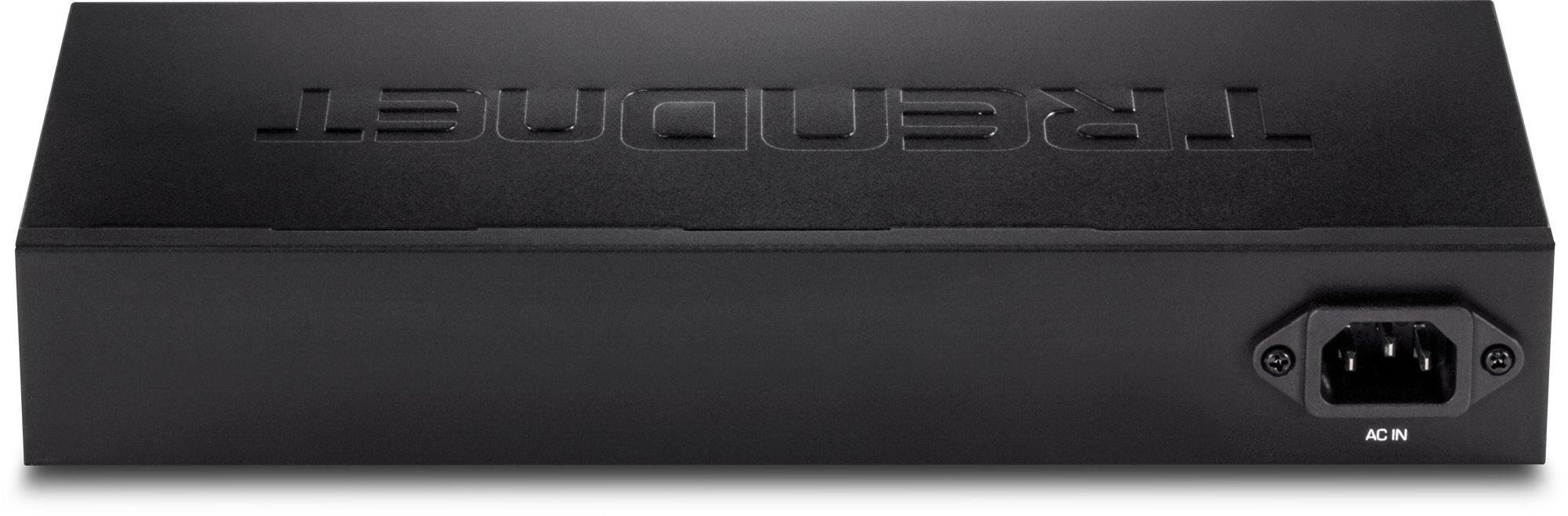 TRENDnet TRENDnet 10-Port Gigabit Web Smart Switch, 20 Gbps Switching Capacity, 8 x RJ-45 Ports, 2 x SFP, Slots, VLAN, QoS, LACP, IPv6 Support, Fanless, Rack Mountable, TEG-082WS (Renewed)