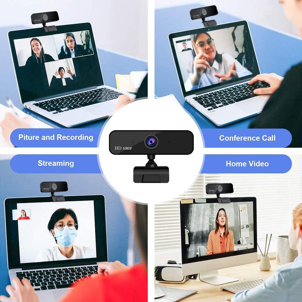 jehdfbvssjcbcsvfd Webcam 1080P HD Pro Stream Video Streaming Recording Conferencing Digital Webcam HDR Video with Mic USB Widescreen for PC Laptop and Desktop