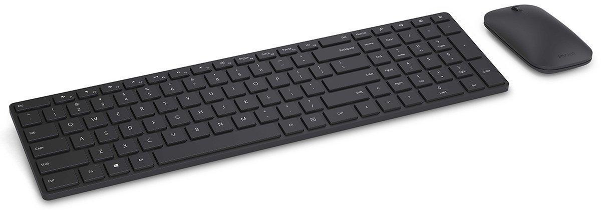 Microsoft Microsoft Designer Bluetooth Desktop Keyboard and Mouse - Black. Utra-Thin, Wireless, Bluetooth Keyboard and Mouse Combo. Works with Bluetooth Enabled PCs/Mac