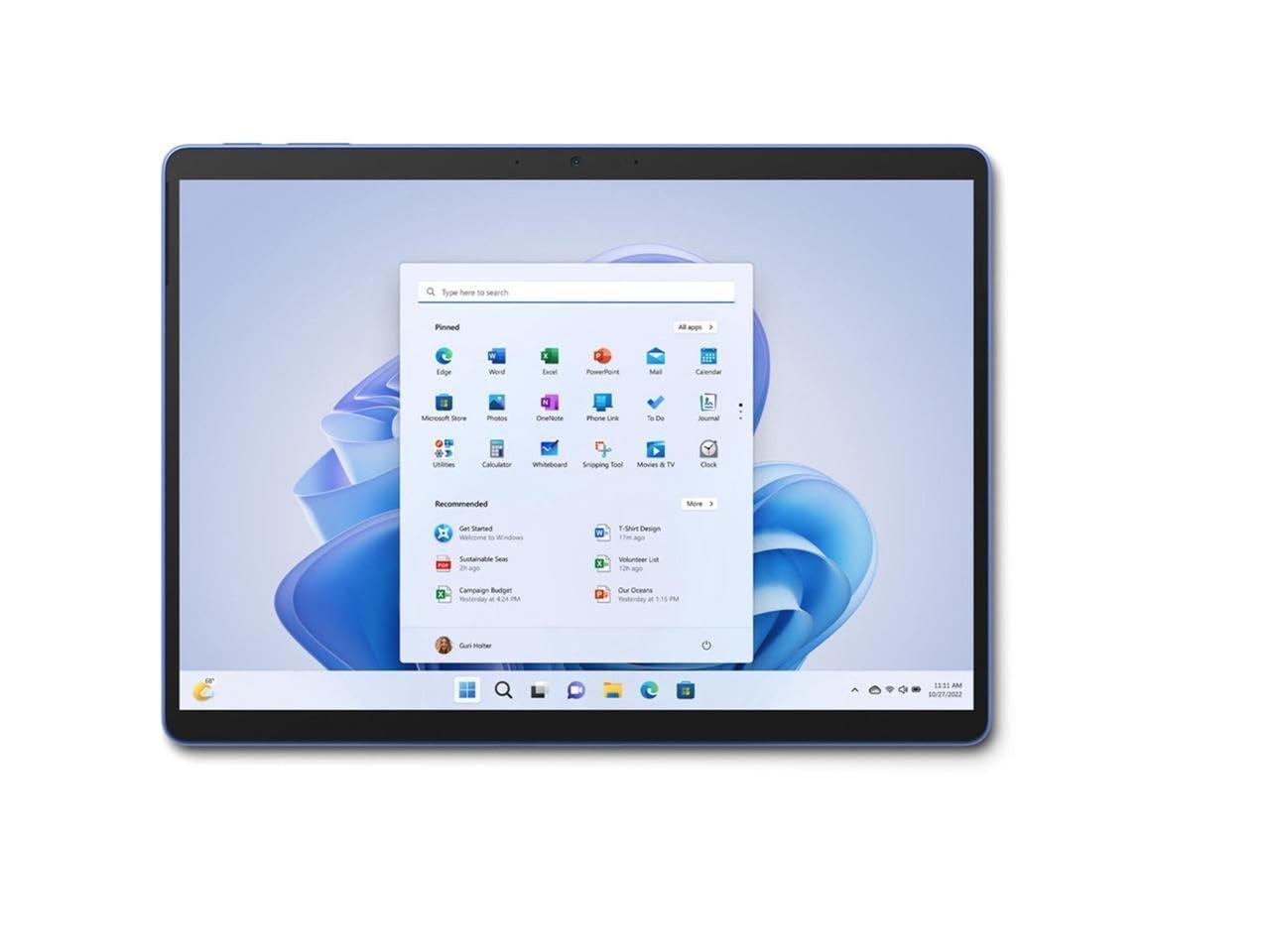 Microsoft Microsoft Surface Pro 9 (2022), 13" 2-in-1 Tablet & Laptop, Thin & Lightweight, Intel 12th Gen i5 Fast Processor for Multi-Tasking, 8GB RAM, 256GB Storage with Windows 11, Sapphire (Renewed)