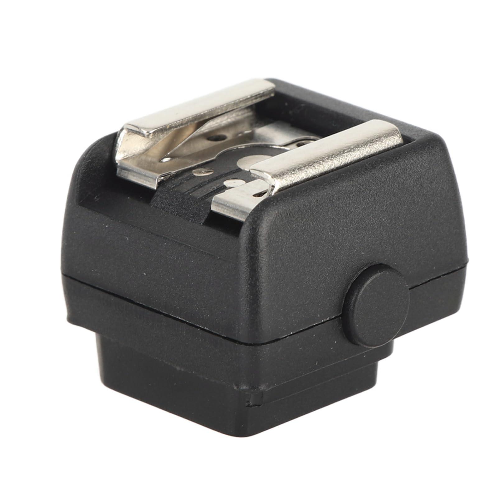 DirectNine Basics Hot Shoe Mount, Hot Shoe Adapter Plastic and Metal Hot Shoe Mount with Good Conduct Ability for SLR Cameras