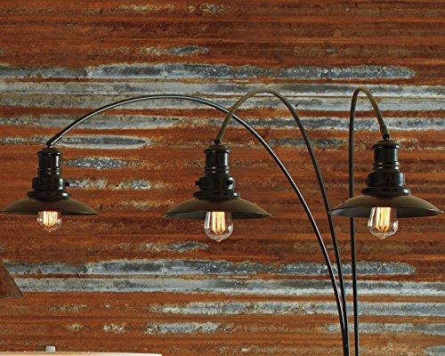 Signature Design by Ashley Signature Design by Ashley Sheriel Industrial Metal Arc Lamp with Adjustable Neck, Black