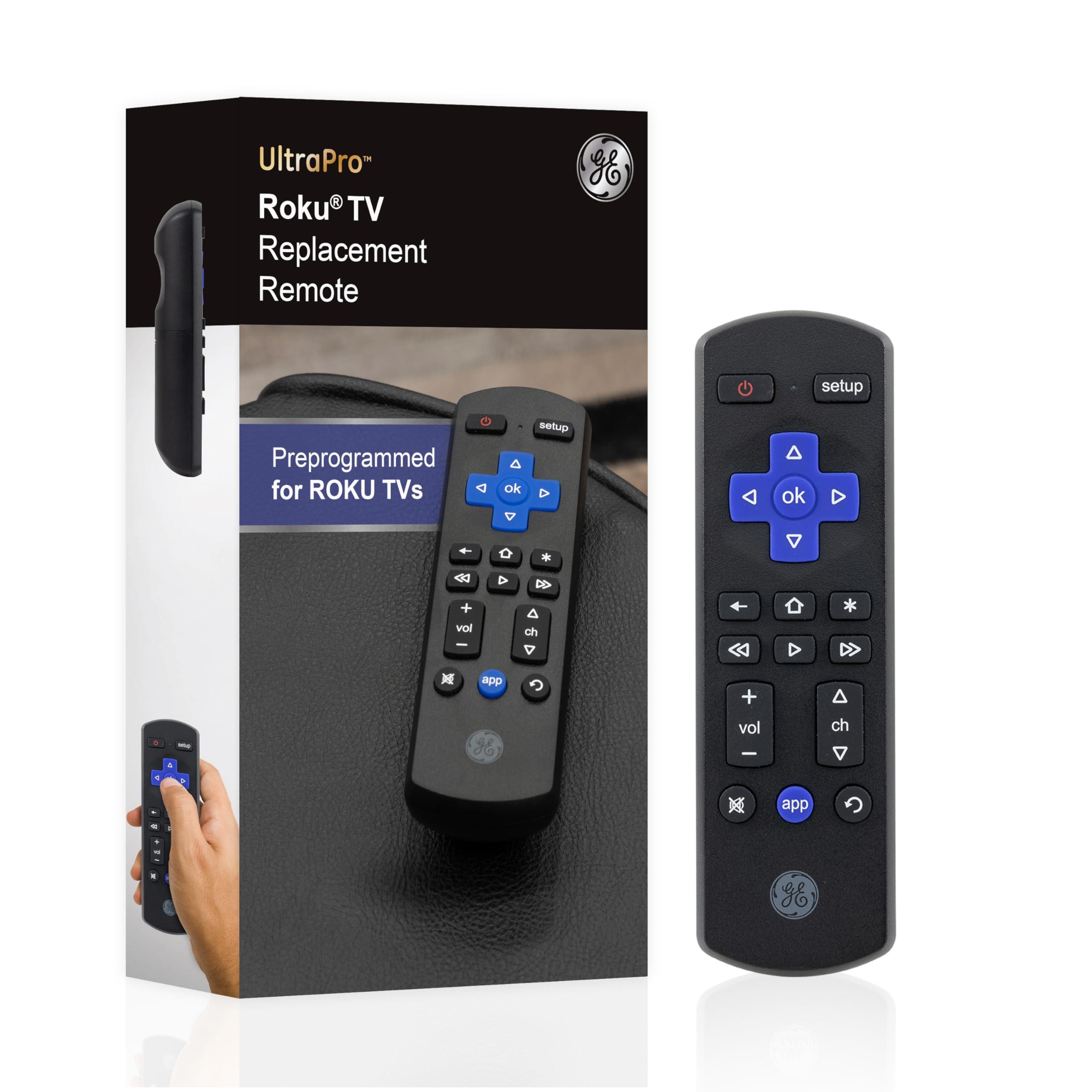 GE GE Roku TV Remote Replacement Only for ROKU TV and TCL Roku TV Remote/ONN Roku TV Remote/Hisense Roku TV Remote/Sharp Roku/Element Roku/Westinghouse Roku/Philips Roku Replacement Remote 66814