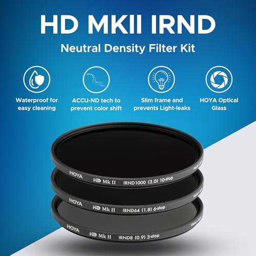 Hoya HOYA 67mm HD MkII IRND Filter KIT - Includes Neutral Density Filters (3-Stop / 6-Stop / 10-Stop/Wallet)