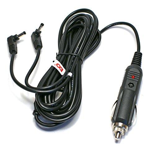 EDO Tech Supply EDO Tech 11' Car Charger Adapter Power Cord for Philips 7 9 10 inches Dual Screen Headrest Portable DVD Player Pet9402/37 Pet708/37 Pd7012/37 Pd9012/37 Pd9016/37 pd700/37