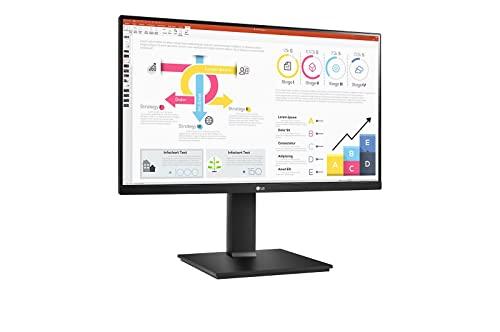LG LG 23.8 24BP75Q-B IPS QHD Monitor with HDR10, USB Type-C Port, AMD FreeSync, Reader Mode, & Flicker Safe, Black