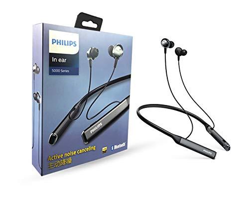 Philips Audio Philips Bluetooth Neckband Headphones, Wireless Earbuds IPX5 Waterproof Sport Earphones, Lightweight, Deep Bass with Vibration Call Alert Neckband
