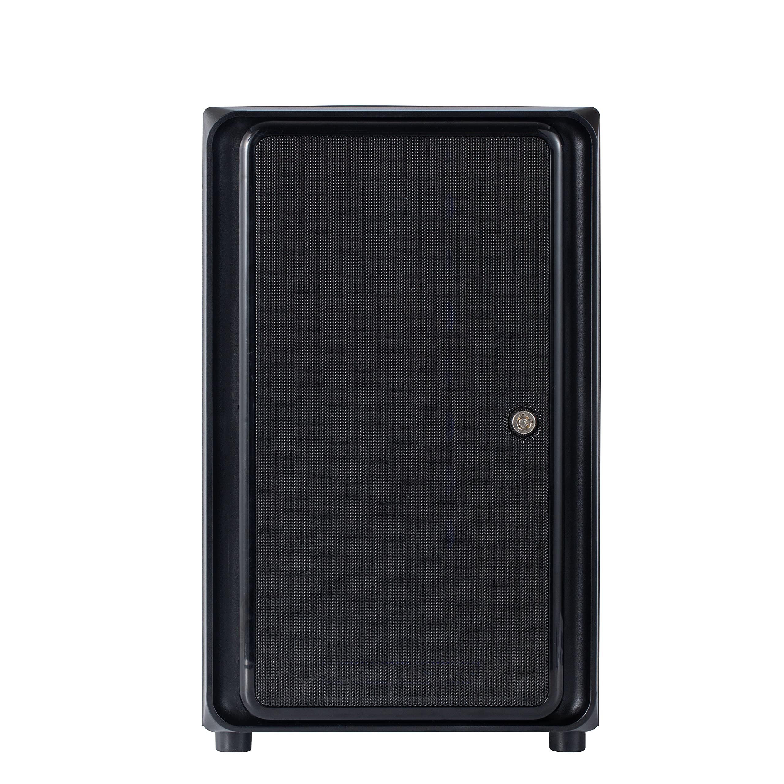 KCMconmey KCMconmey 8 + 2 Bay DIY NAS Case, 8 x 2.5 / 3.5 Tray + 2 x 2.5 Internal Bay. MB ITX. PSU Flex. Front USB 3.0 8cm Chassis Fan Hot Swap Backplane. Network Attached Storage Private Cloud Enclosure.