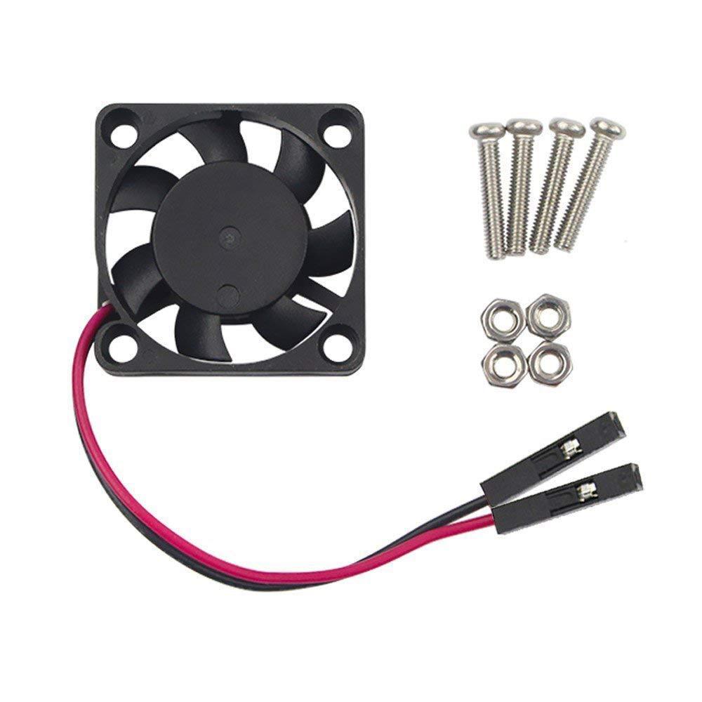 DORHEA Dorhea 2pcs 3007 Fan for Raspberry Pi 5 30x30x7mm Cooler Fan Pi Brushless Cooling Fan 30MM 1.18in 3.3V 5V DC Quiet Fan for Raspberry Pi 4, Pi 3 B+, Pi 3 B, Pi 2, Pi B+, Pi Zero/Zero W,Robot Project