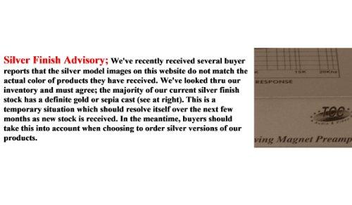 TEC Technolink TC-750LC Audiophile RIAA Phono Preamp with Output Level Control, 85dB S/N; Black or Silver, Your Choice (Silver)