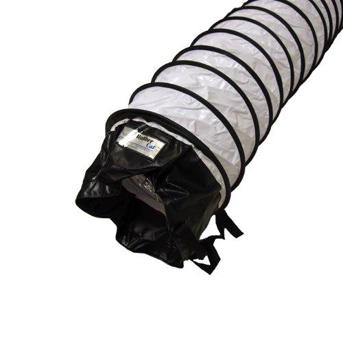Rubber-Cal Rubber-Cal \"Air Ventilator White\" Ventilation Duct Hose (Fully Stretched) - 4-Inch by 25-Feet