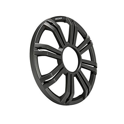 KICKER 2 Kicker 45KMF124 12\" Weather-Proof Subwoofers for Freeair Applications - 2 Kicker 45KMG12W 12\" LED Grille (Charcoal)