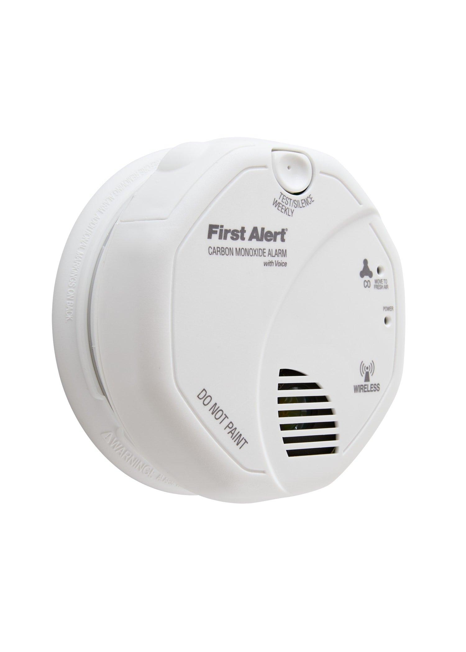 FIRST ALERT First Alert BRK CO511 Carbon Monoxide (CO) Detector Wireless Interconnected with Voice and Location