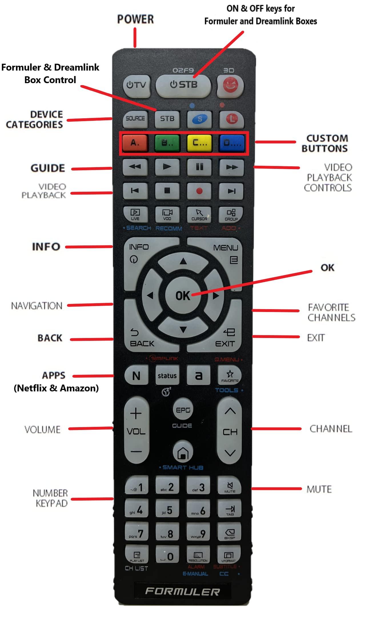 Formuler Formuler Z11 Pro Max 4K Android 11 4GB Ram 32GB Storage with Universal Bluetooth Voice Remote & Premium Protective Silicone Remote Cover + Formuler Luminous 02f9 Remote + Monster 4K HDMI Cable