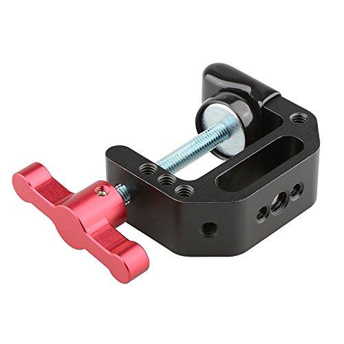 CAMVATE CAMVATE 15mm Quick Release Rod Clamp with 360 Degree Rotating Double Ball Head Mount