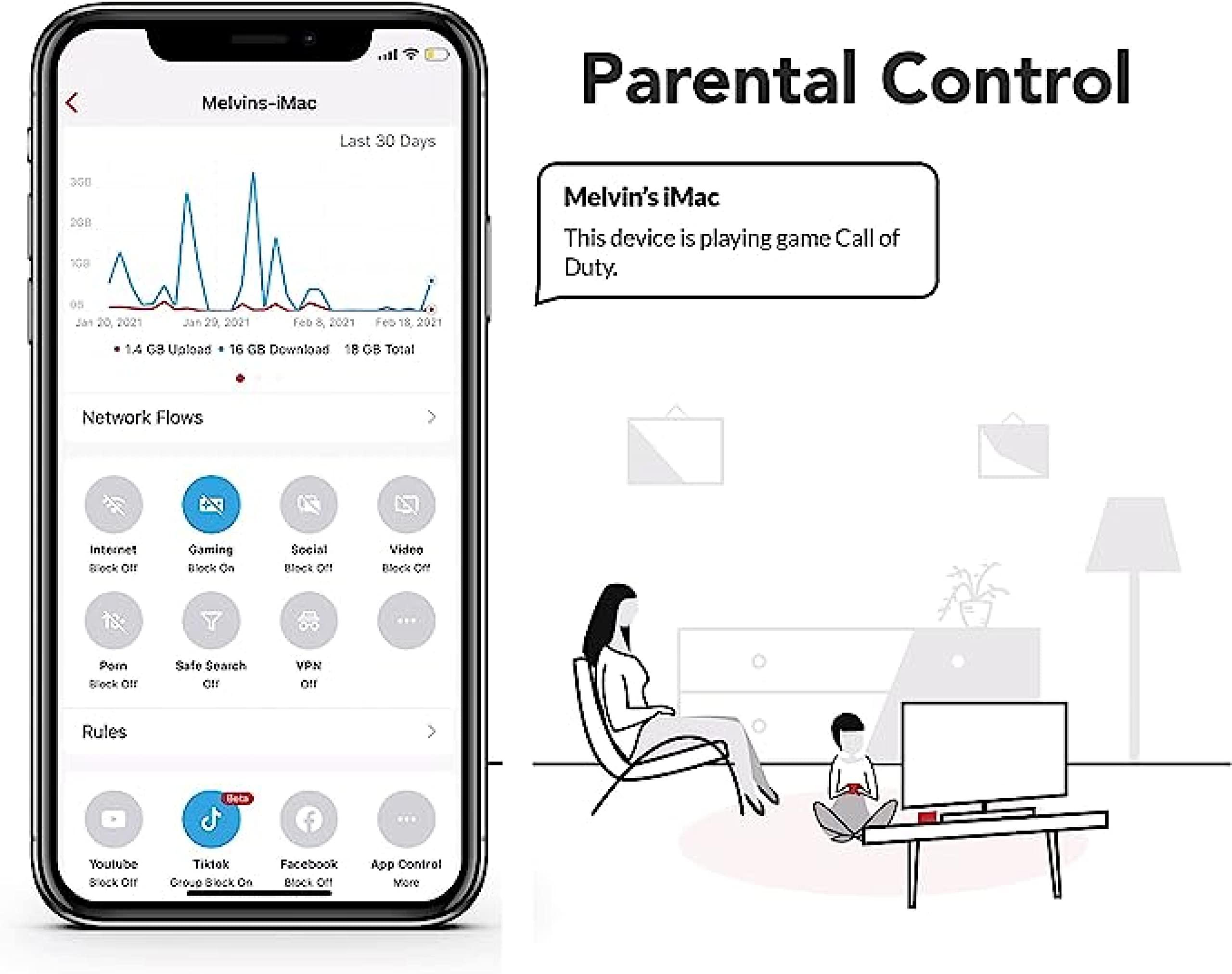 Firewalla Firewalla: Cyber Security Firewall for Home & Business, Protect Network from Malware and Hacking | Smart Parental Control | Block Ads | VPN Server and Client | No Monthly Fee (Purple SE)