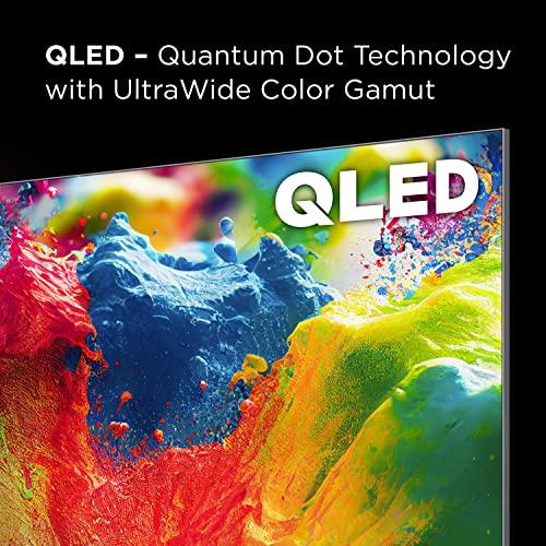 TCL TCL 65-Inch Q7 QLED 4K Smart Google TV (65Q750G) 2023 Model with Dolby Vision & Atmos, HDR Ultra, 120Hz, Game Accelerator up to 240Hz, Voice Remote