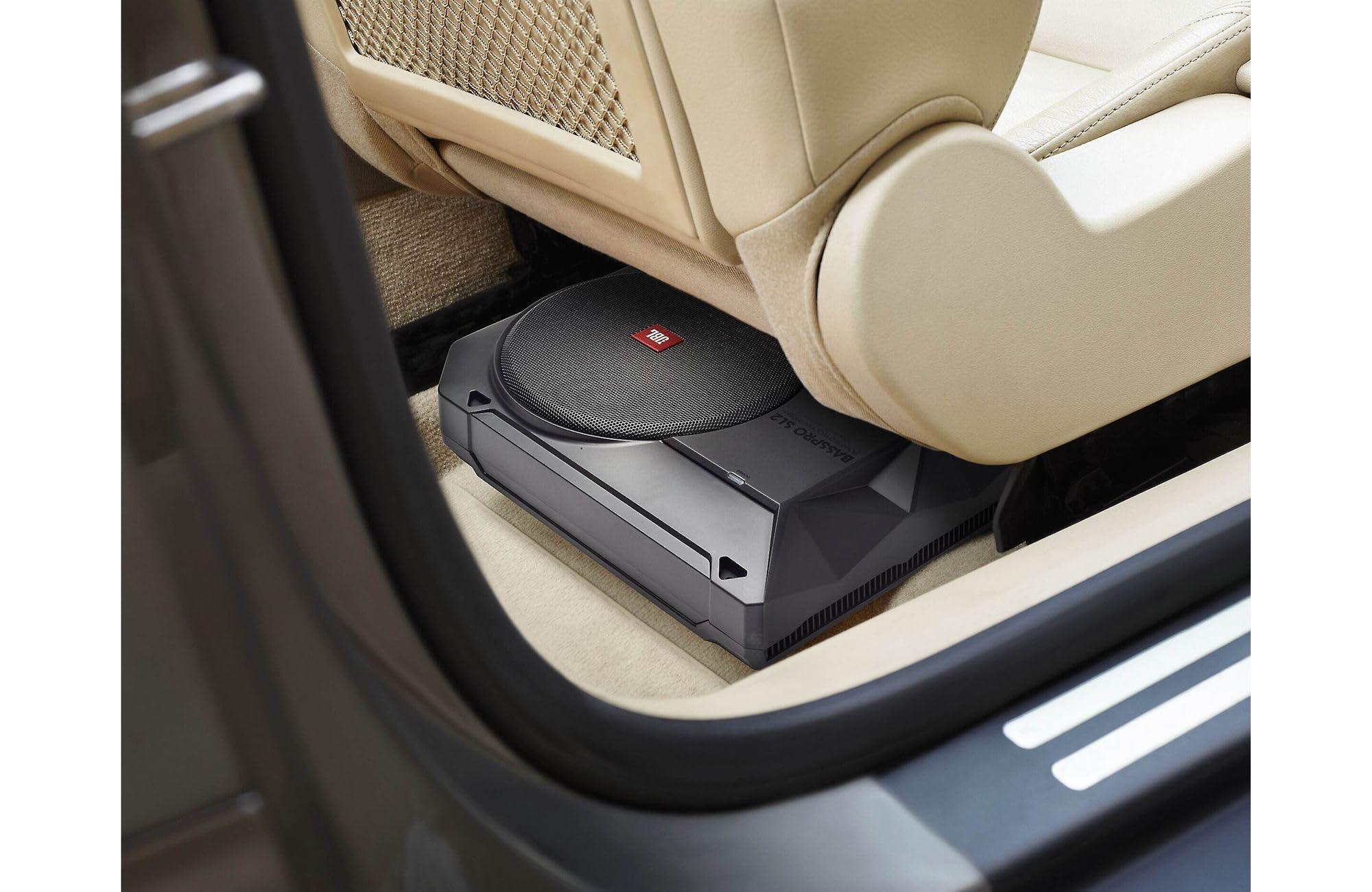 JBL JBL BassPro SL2 Active Underseat Car Subwoofer with Built in Amplifier - Under Seat 8\'\' 125 Watt Power Amplifier