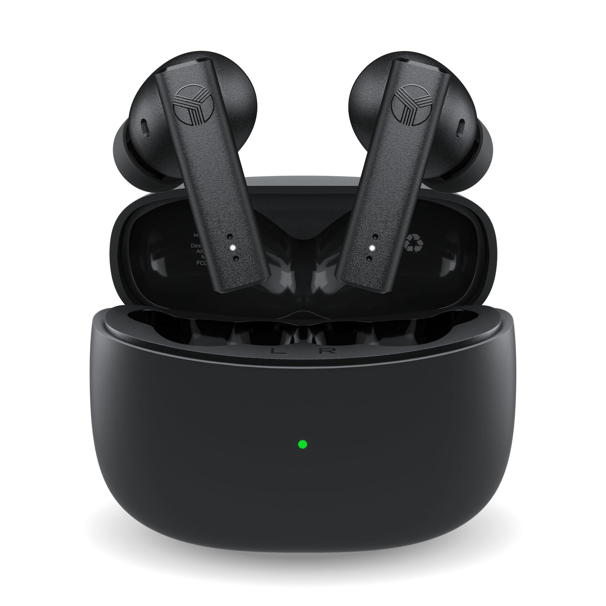 TREBLAB TREBLAB X8 True Wireless Earbuds - Active Noise Cancelling, Bluetooth 5.4, IPX5 Waterproof, 40H Playtime, Dual ENC Mics, Comfortable Fit for Running, Sports, Gym, Travel - Exceptional Sound Quality