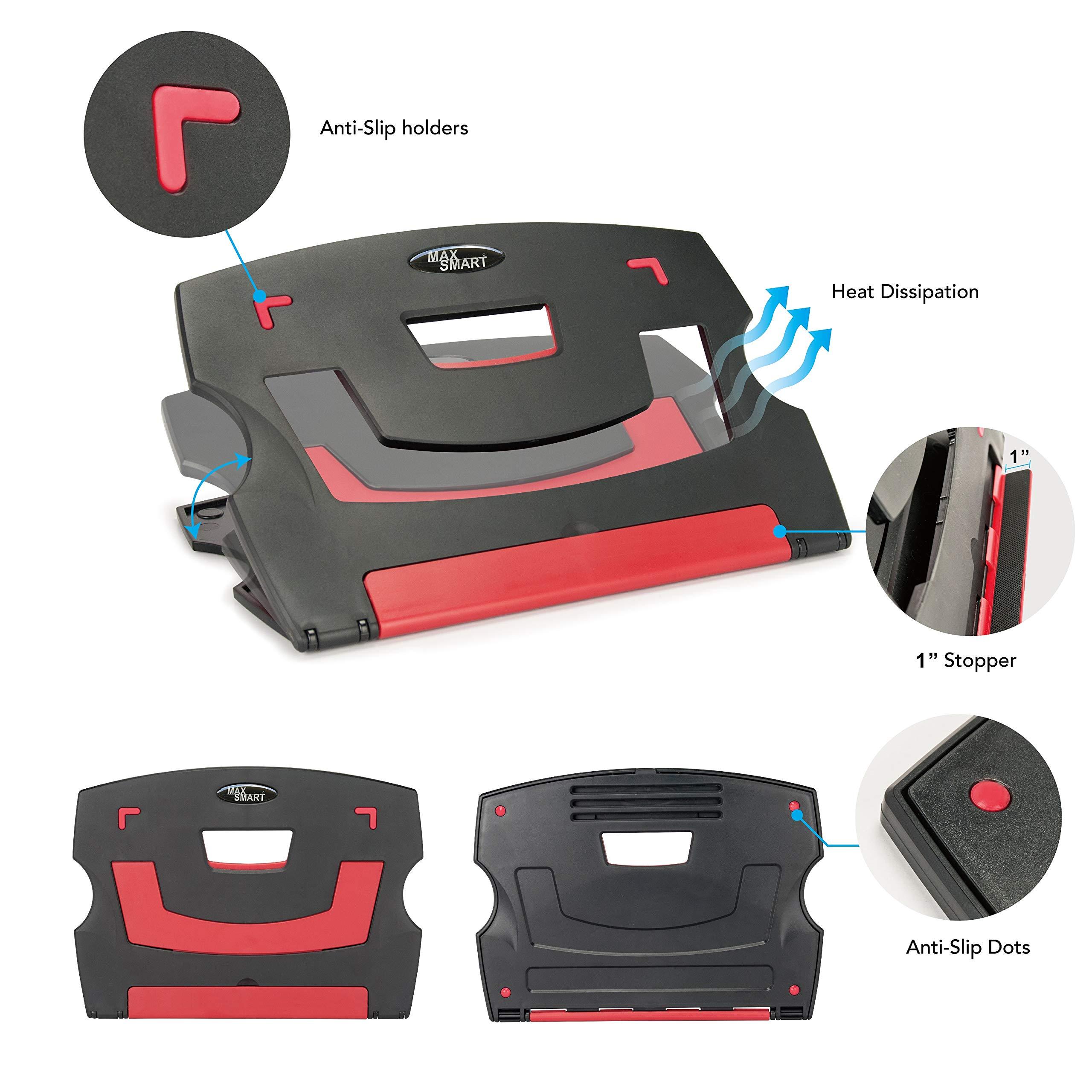 MAX SMART MAX SMART Drawing Tablet Stand, Foldable, Portable, Adjustable Compatible with iPad Pro, Wacom and More