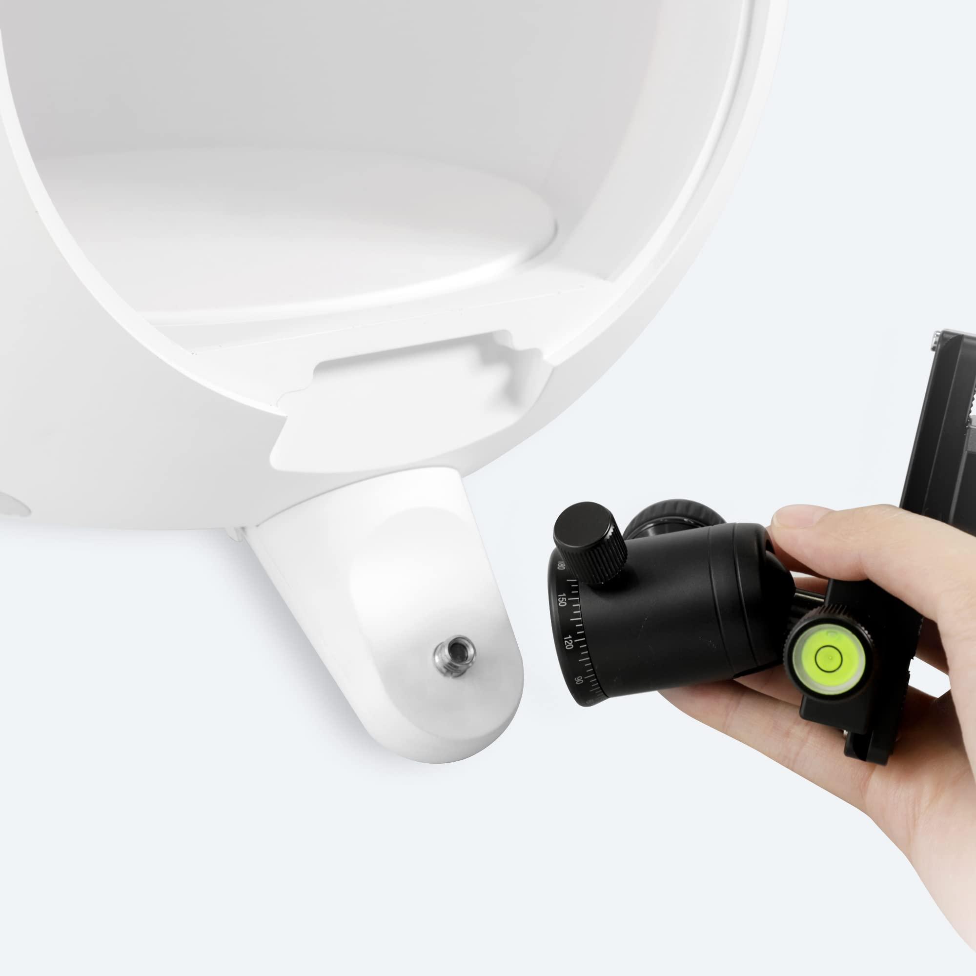 ORANGEMONKIE Foldio360 Smart Dome with Mount Kit (Smart Lightning Turntable with Built-in LED Light, Turntable and Phone Mount Kit | Auto Shooting 360 Degree Images and Video)