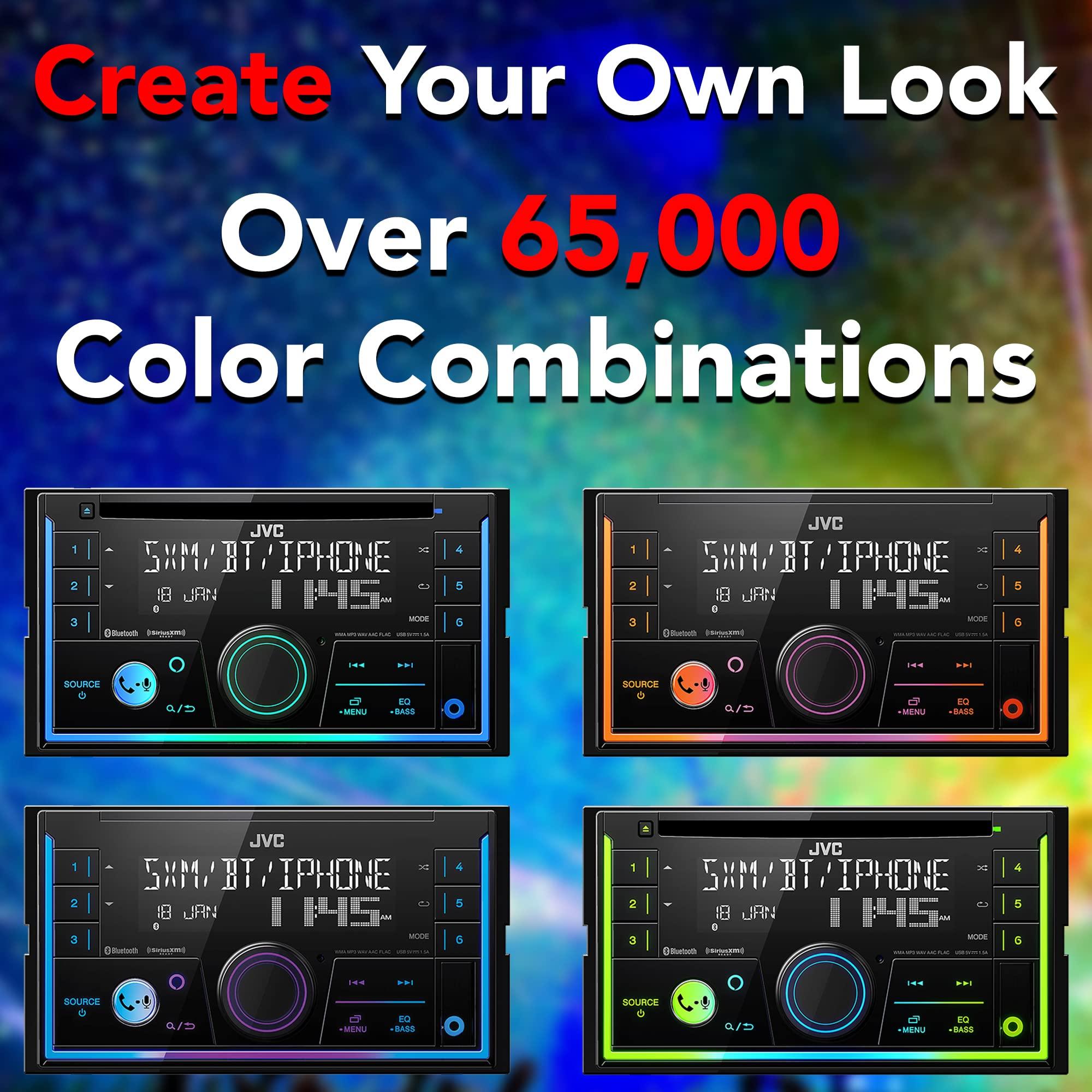 JVC JVC KW-X850BTS Bluetooth Car Stereo Digital Media Receiver with USB Port, AM/FM Radio, MP3 Player, Amazon Alexa, Android, iPhone, Double DIN, 13-Band EQ (Renewed)