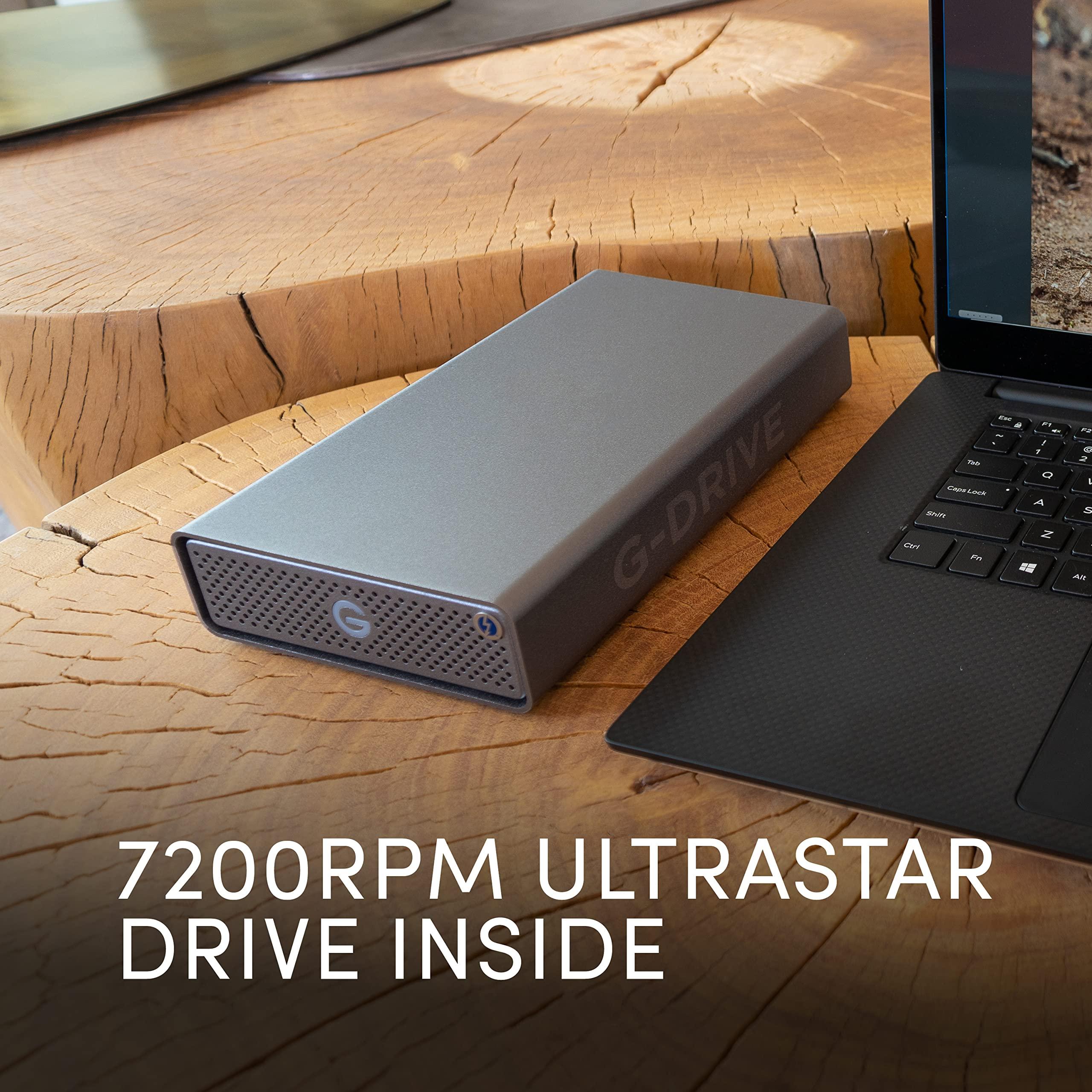 SanDisk Professional SanDisk Professional 18TB G-DRIVE PRO - Enterprise-Class Desktop Hard Drive, Thunderbolt 3, USB-C, 7200RPM Ultrastar Drive Inside - SDPH51J-018T-NBAAD