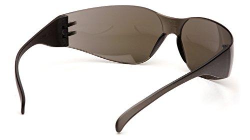 Pyramex Safety Pyramex Intruder Safety Eyewear, Blue Mirror Frame, Blue Mirror-Hardcoated Lens