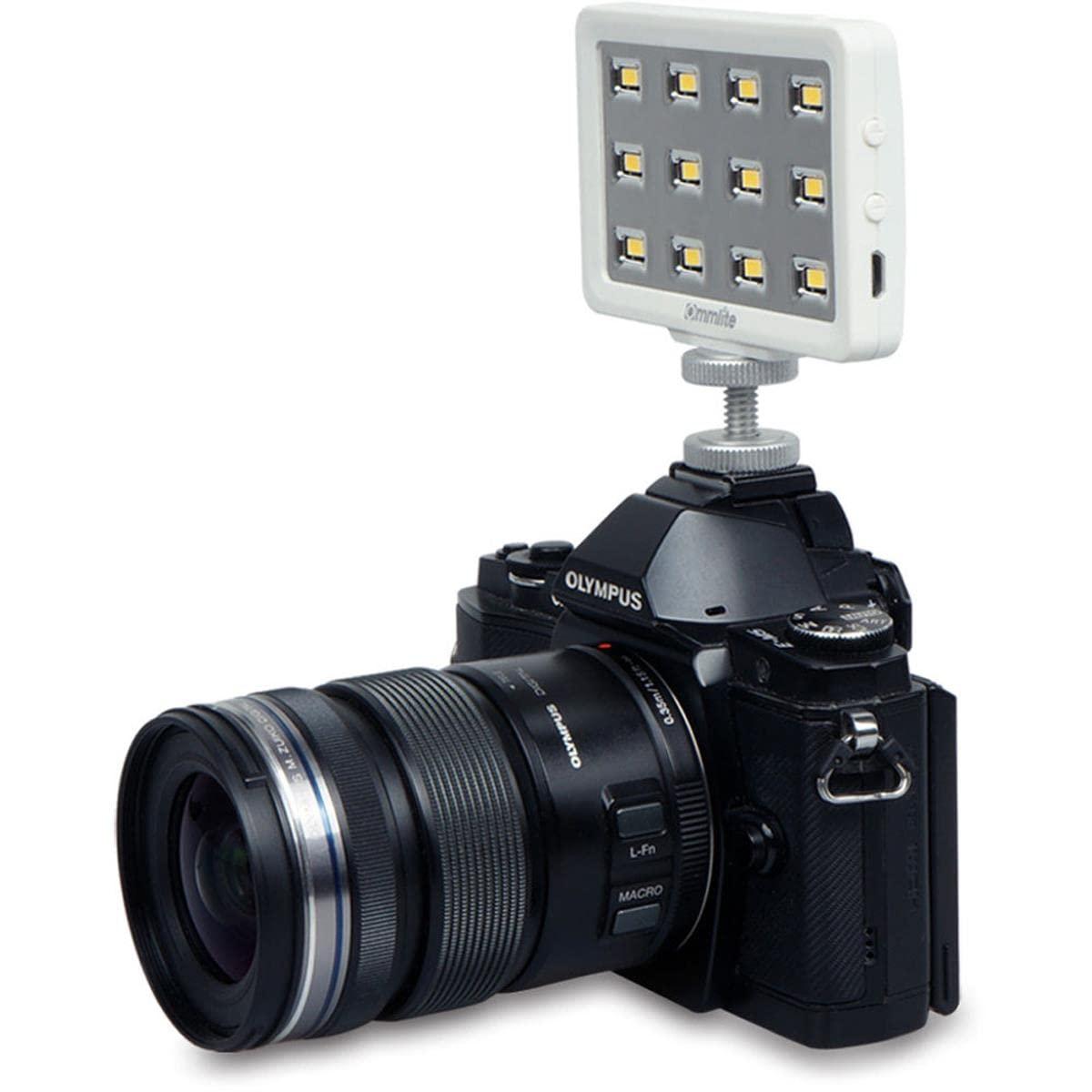 Commlite Commlite Ultra Bright CRI>95 Adjustable Multi-Functional Mini LED Video Light, White