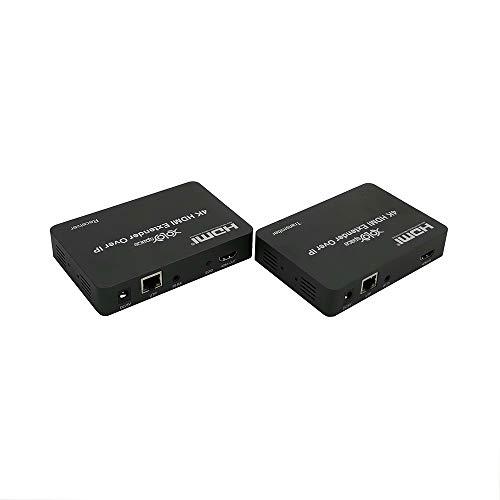 XOLORspace XOLORspace HT005 4K 150M HDMI KVM Extender Over IP Transmit 4k 30hz HDMI Signal Plus KVM (Keyboard and Mouse) up to 492ft by CAT6 Cable