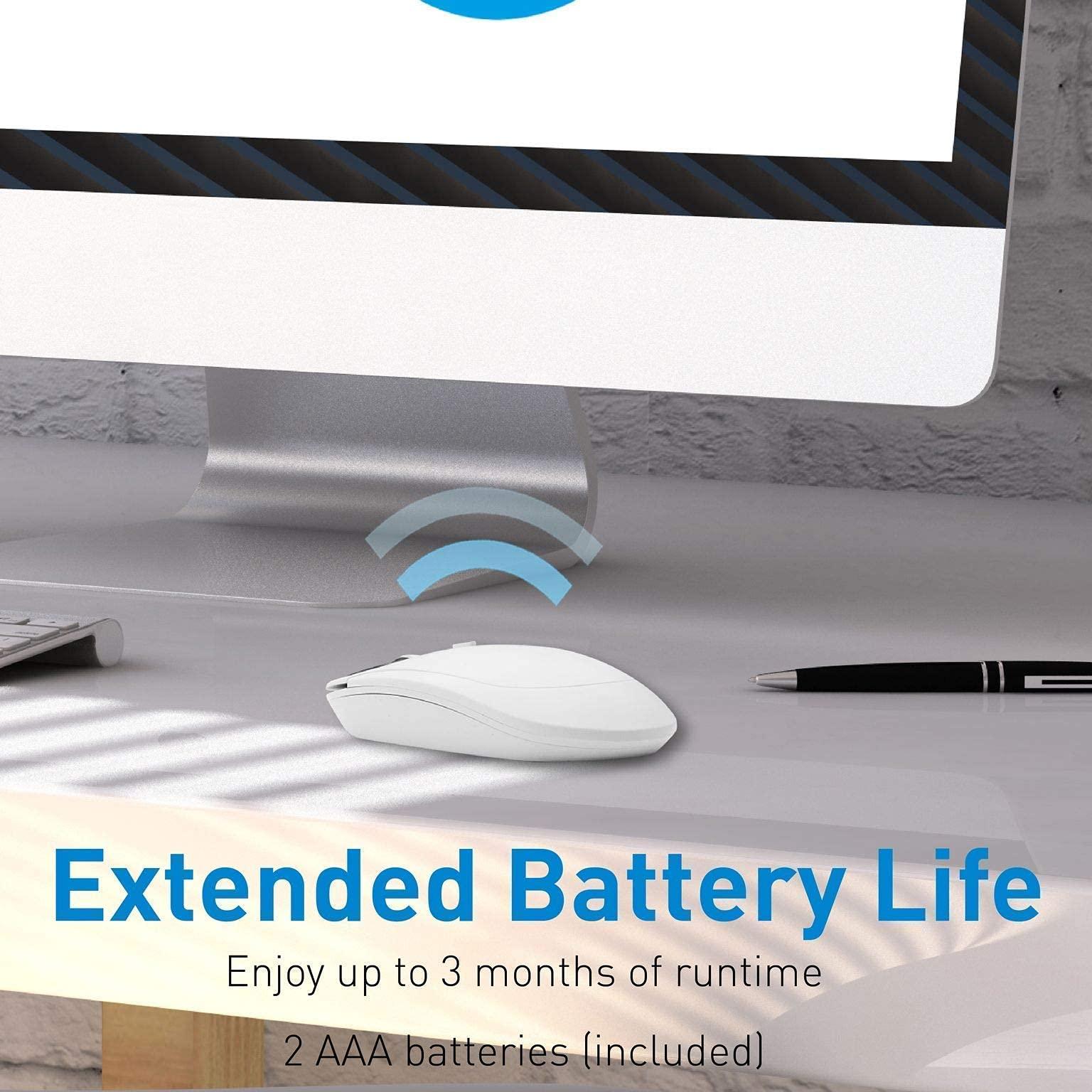 Macally Macally Premium Bluetooth Keyboard and Mouse for Mac | Compatible Apple Wireless Keyboard and Mouse Combo (110 Keys Multi-Device Rechargeable) Keyboard Mouse for MacBook Pro/Air and iMac - Space Gray