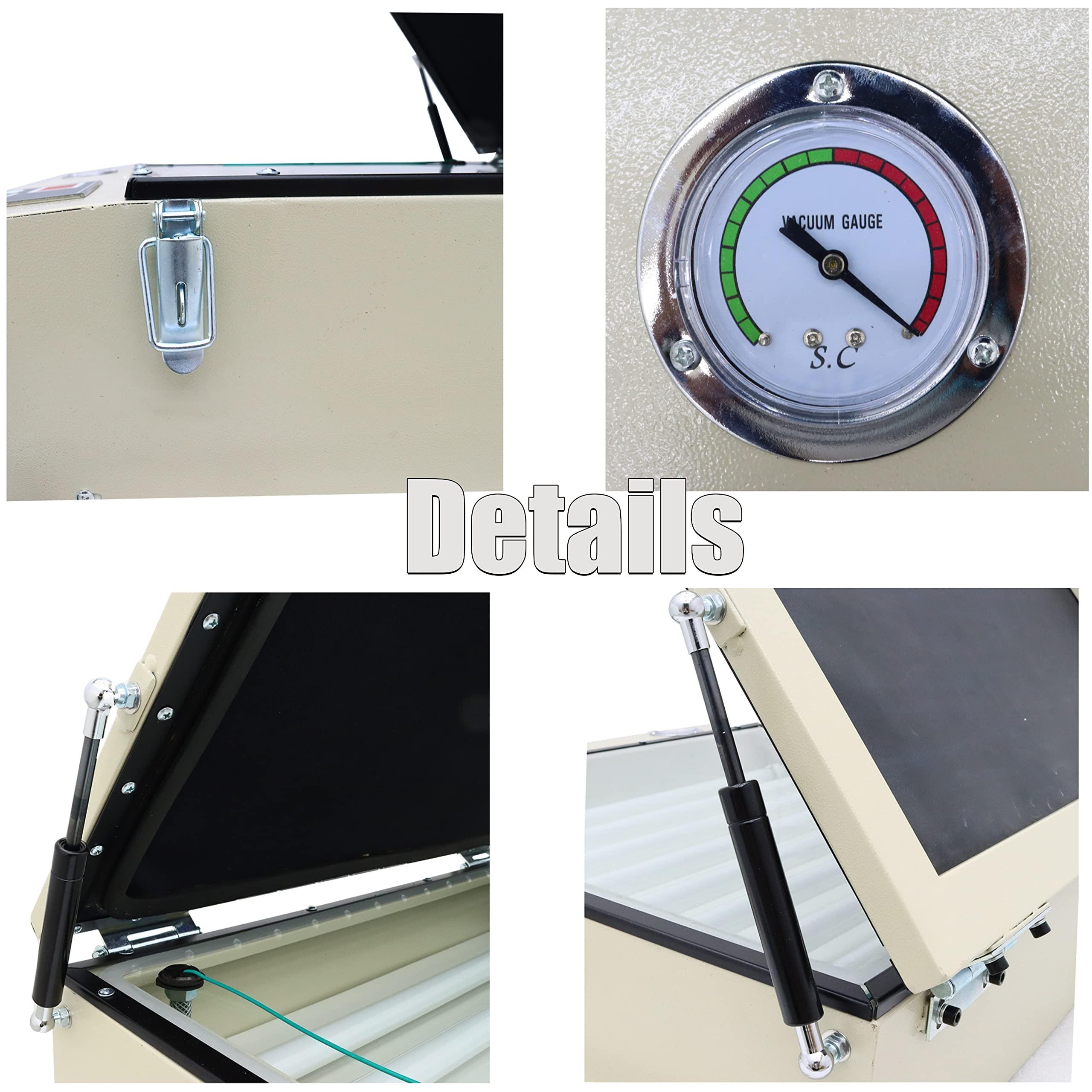 HayWHNKN HayWHNKN Vacuum UV Exposure Unit LED 23.6 * 27.6inch Exposure Area for Screen Printing Exposure with Digital Timer