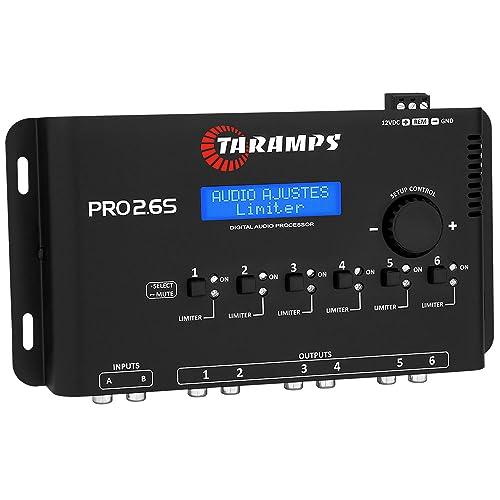 Taramp's Taramp\'s Pro 2.6S Digital Signal Processor Equalizer 3-band Graphic Equalization 6 Channels 18K Ohms(RCA) Output Impedance 47 Ohms Limiter Adjustable Car Audio System