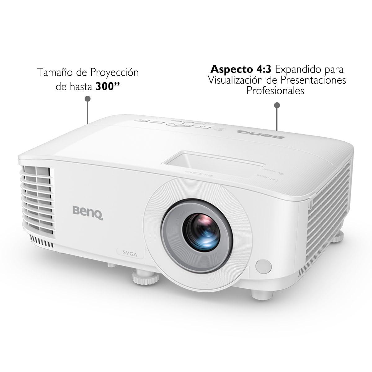 BenQ BenQ MS560 Business Projector, 4000 Lumens, DLP, SVGA, 2 HDMI, VGA, Auto Keystone Correction Glass Lens for Image Accuracy, SmartEco 70% Less Energy Consumption, Conference Room, Meeting, Classroom