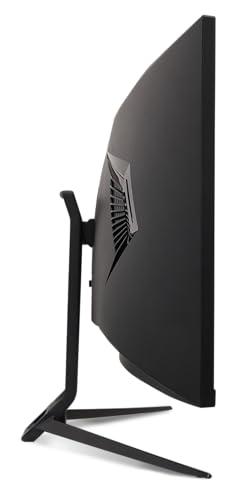 acer Acer Nitro 34 Inch UWQHD 3440 x 1440 1000R Curved PC Gaming Monitor | AMD FreeSync Premium | Up to 180Hz Refresh | Up to 0.5ms | AdobeRGB 90%| Delta E<2 | 1 DP 1.2 & Two HDMI 2.0| EDA343CUR V3bmiippx