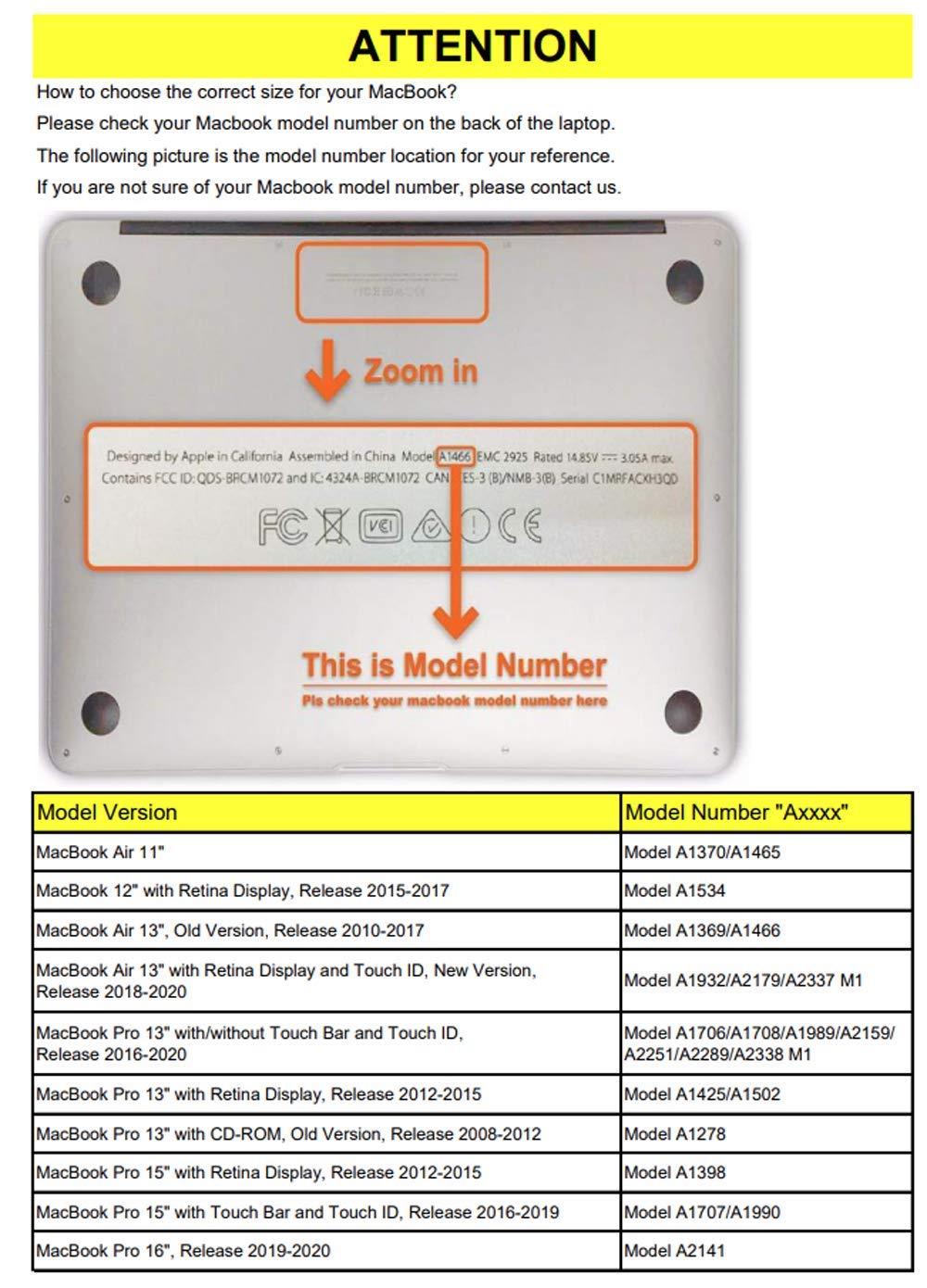 Bandless Case Compatible with MacBook Air 11 inch (Models: A1370 & A1465), 2 in 1 Bundle Protective Plastic Hard Shell Case & Keyboard Cover Skin Compatible with Mac Air 11.6 in - Girl Avatar
