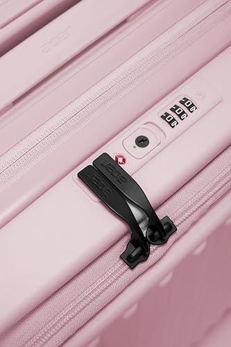 acer Acer Hardside Expandable Luggage Laptop Bag with Spinner Wheels, Pink