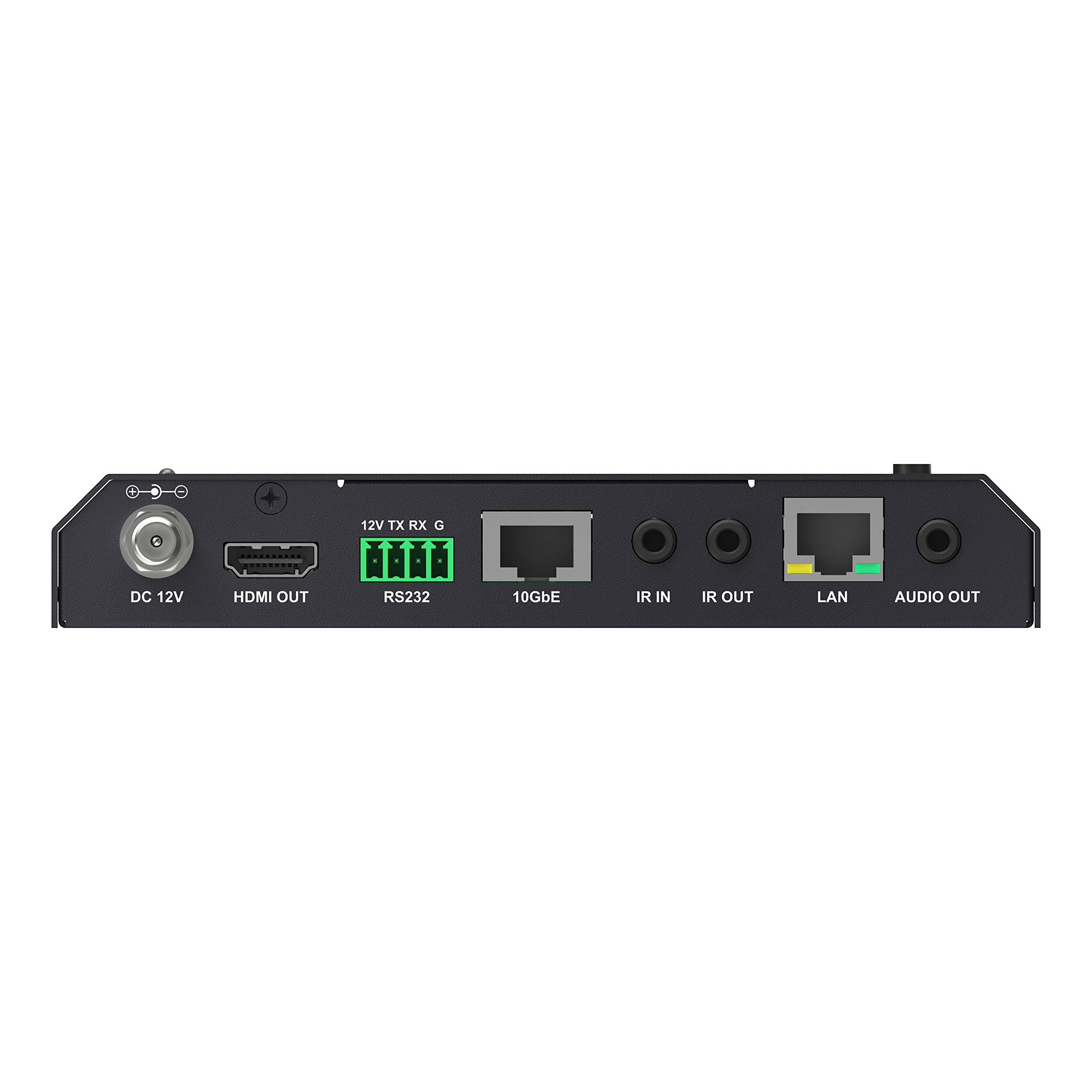 Black Box Black Box 4K60 Network AV Decoder - HDCP 2.2, HDMI 2.0, 10-GbE Copper