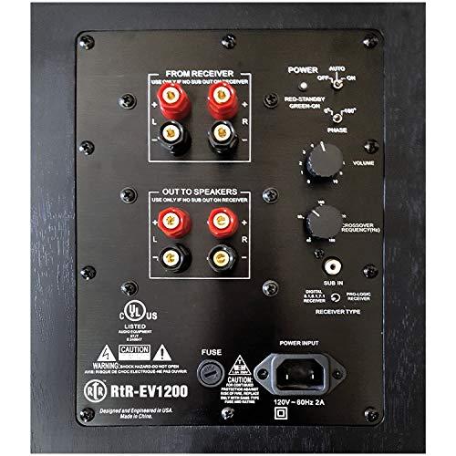 BIC BIC America RTR-EV1200 475-Watt RTR Eviction Series 12" Front-Firing Powered Subwoofer