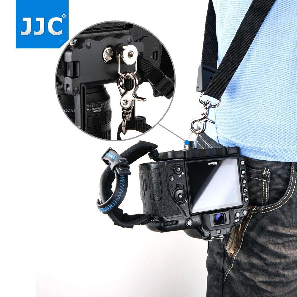 JJC JJC L Size Camera Hand Strap Grip Wrist Strap With Standing U Plate for Canon EOS 5DM4 5DM3 5DM2 5D 5Ds R 6DM2 6D 7DM2 7D 90D 80D 77D 70D SX70 SX60 Nikon Z50II D780 D850 D500 D750 D750 D810 D7500 P950