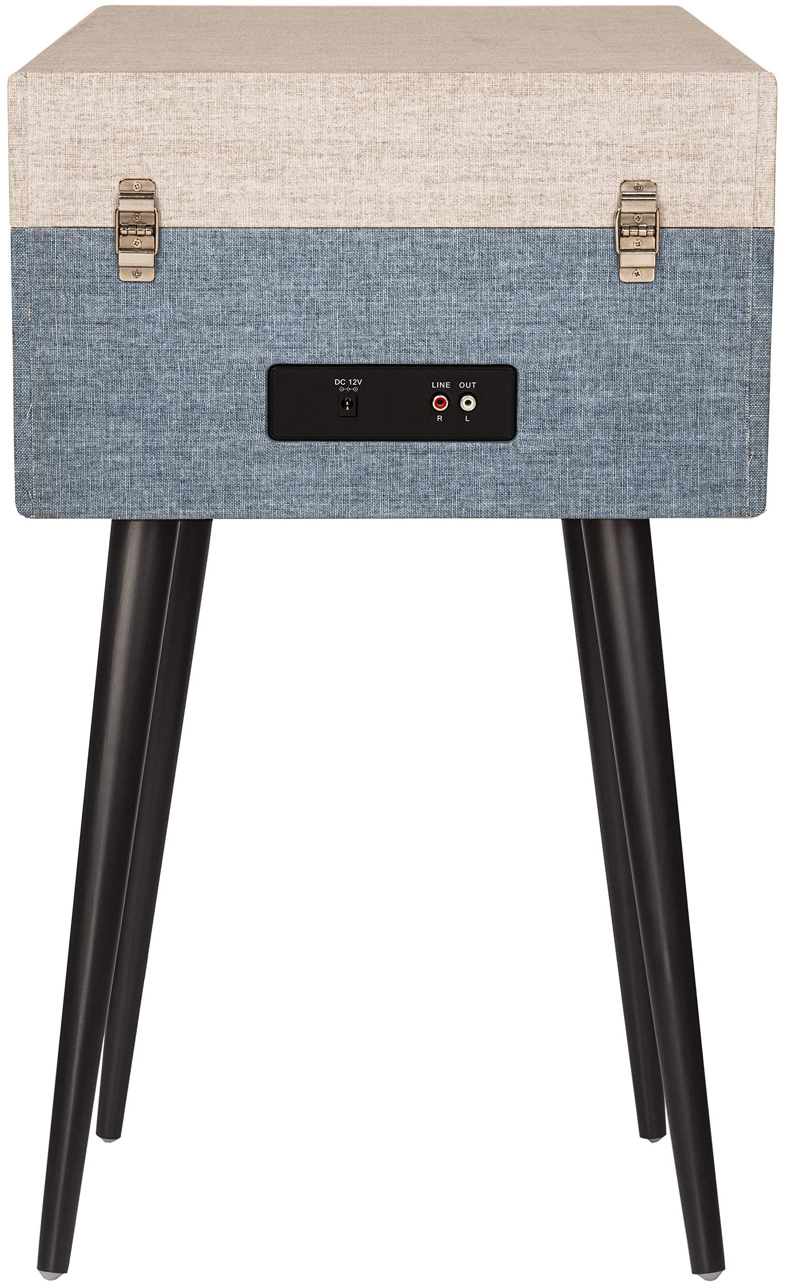 Crosley Crosley CR6233D-TN Dansette Bermuda Portable Vinyl Record Player Turntable with Aux-In and Bluetooth, Tourmaline