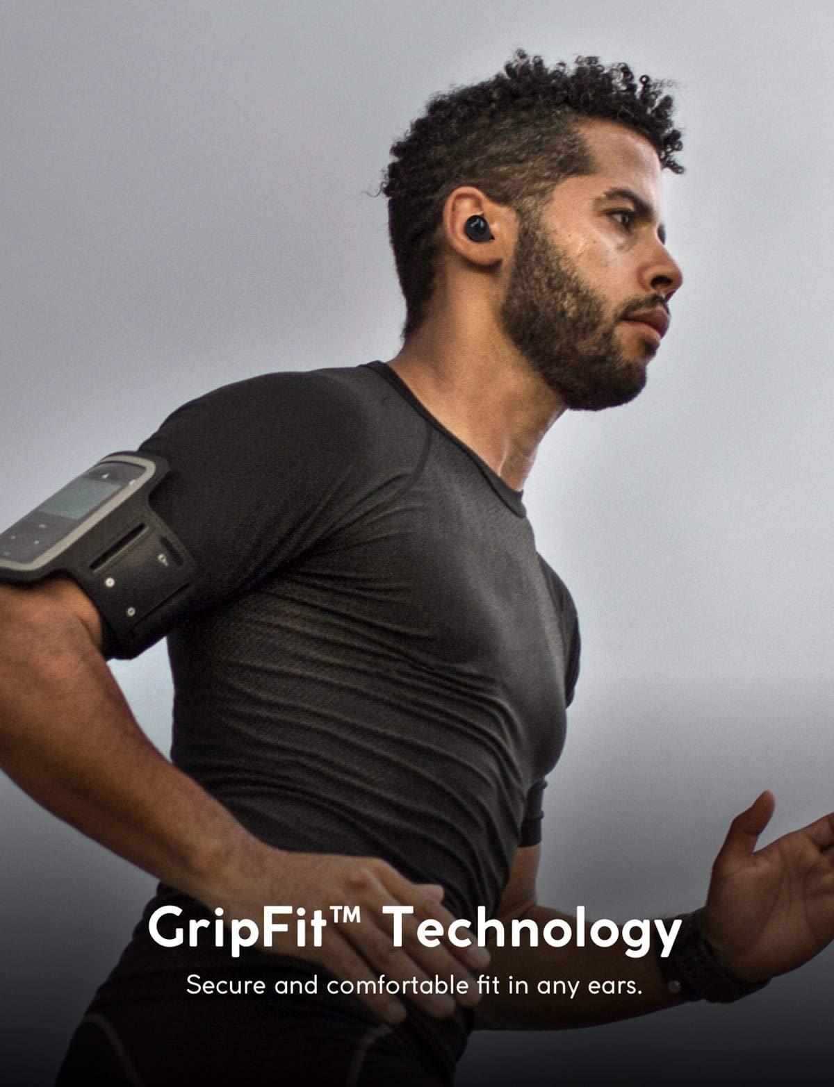 Zolo True Wireless Headphones, ZOLO Liberty [Upgraded] 8-Hour Playtime (100 Hours with Charging Case), Bluetooth 5 Bluetooth Earbuds with Graphene Driver Technology, IPX5 Sweatproof, Handsfree Stereo Calls